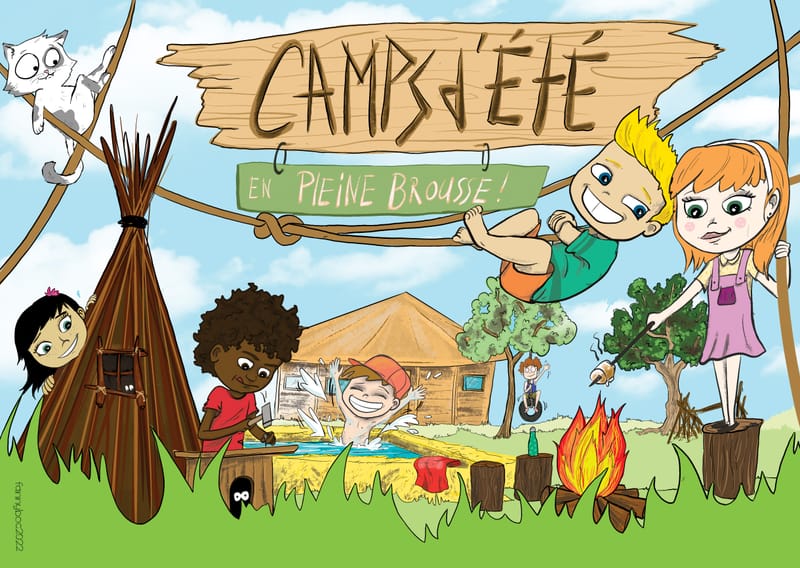 Camps d'été en forêt