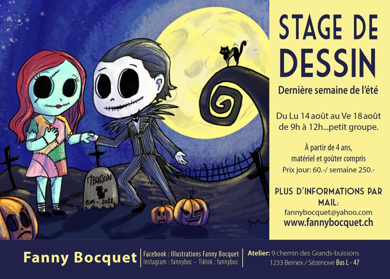 Stage de dessin cet été