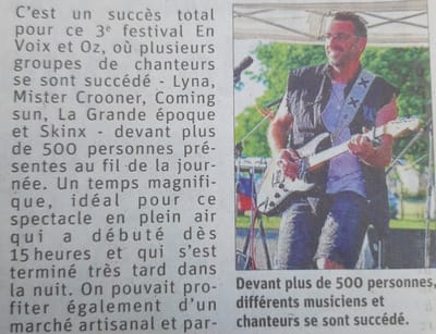Festival "En Voix et Oz"  à Optevoz