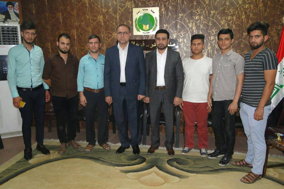 استقبال المهنئين بمناسبة عيد الاضحى المبارك
