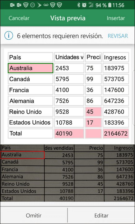 Excel ahora te deja tomar fotos de tus tablas e importarlas a tus hojas