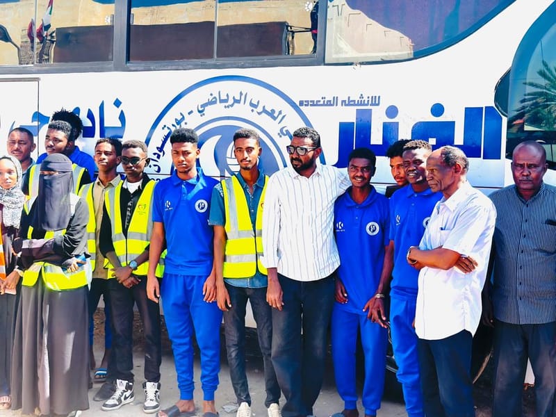 بعثة حي العرب بورتسودان تزور مستشفى الأطفال بالقضارف - Copy