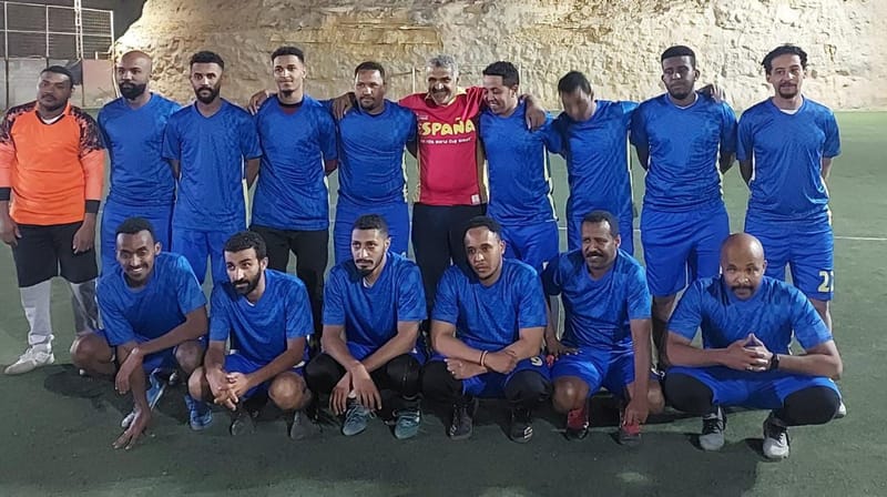 في دورة الأشراف الرياضية  سورتود يمطر شباك التيتى بسداسية