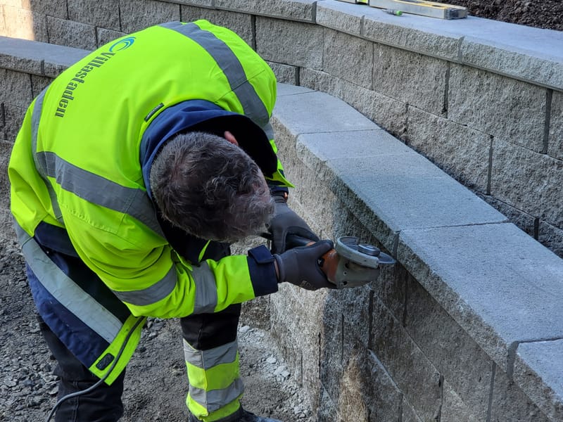 Murar, trappor och finplanering