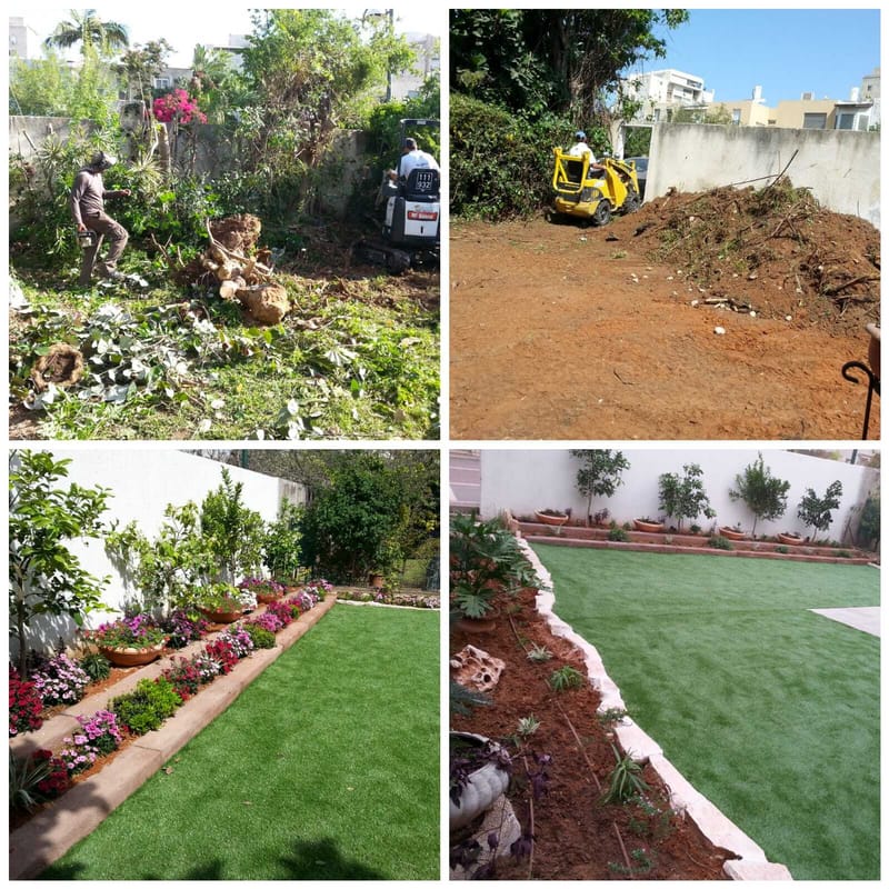 תכנון והקמת גינות