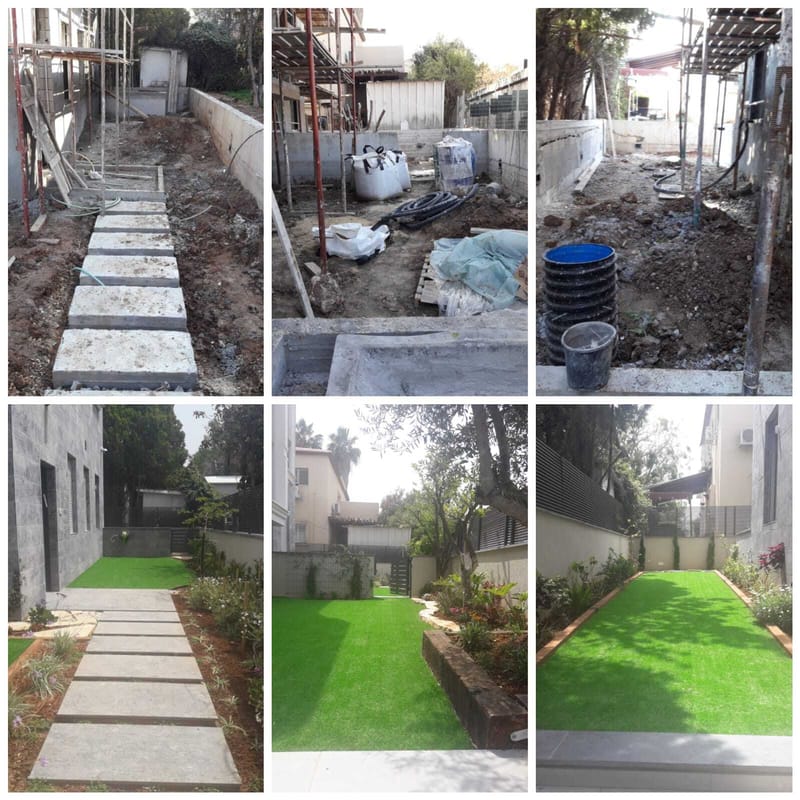 תכנון והקמת גינות