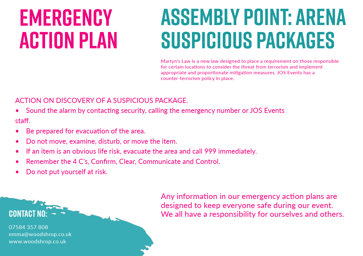 Emergency action plans