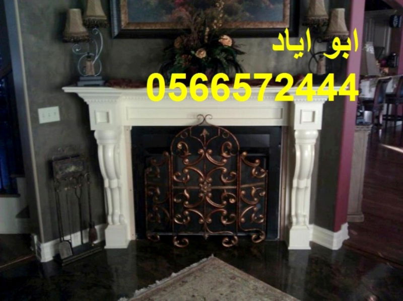 ديكورات صور مدافئ فخمه               Decoration-pictures-fireplaces-luxurious