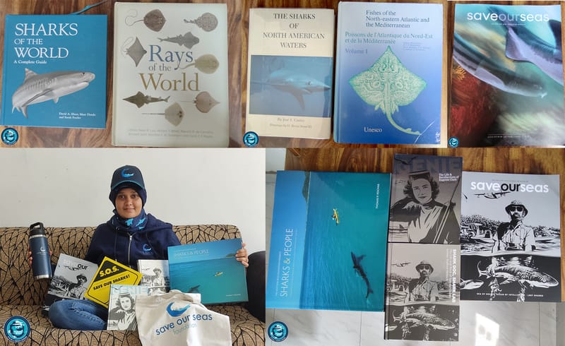 🌊📚We're delighted to share some incredible progress of our Ocean Rosy Shark and Ray Research Project! 📚🌊🦈