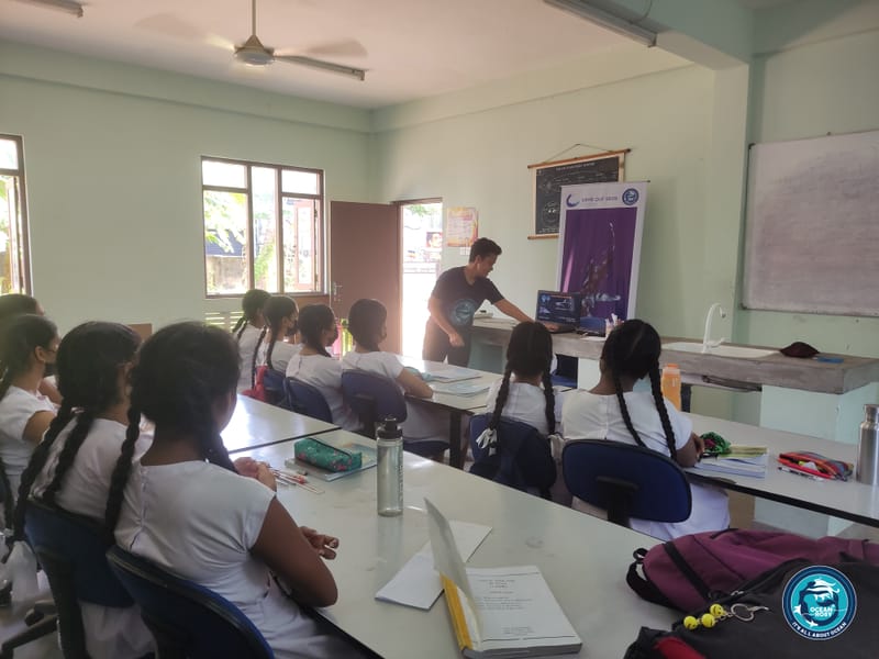 🌊Empowering Girl Marine Leaders from School Level: Seminar on Shark and Ray Conservation🌊🦈