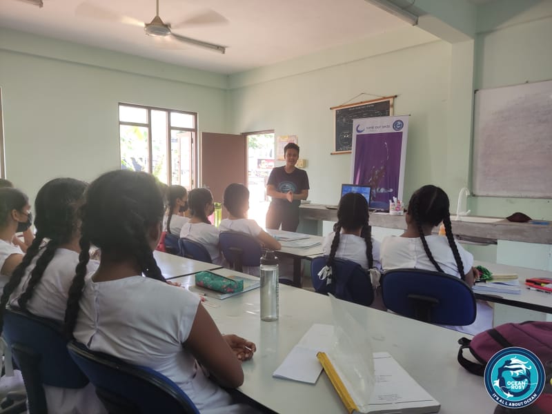 🌊Empowering Girl Marine Leaders from School Level: Seminar on Shark and Ray Conservation🌊🦈