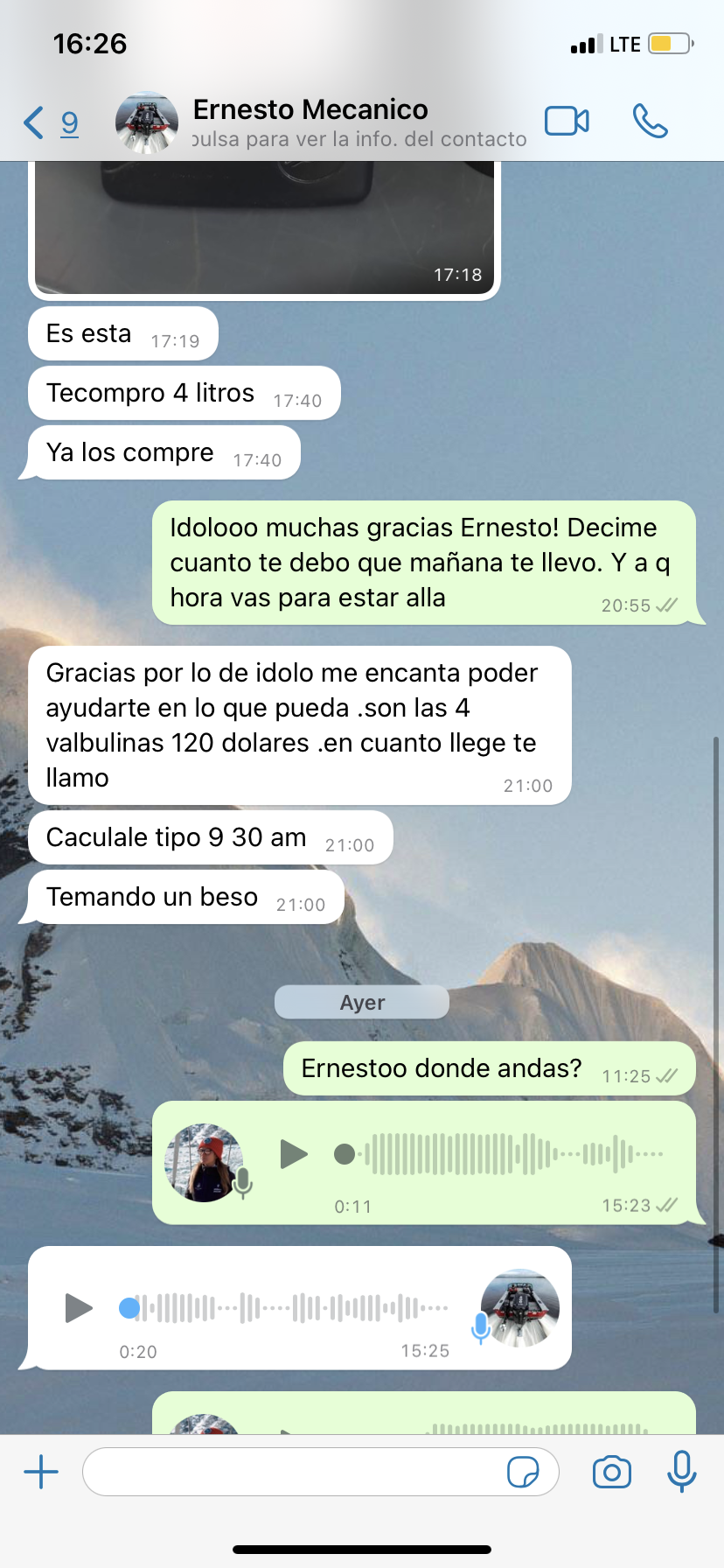 4 expediciones al circuito tradicional Ventisqueros