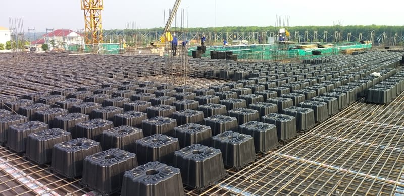 Các lợi ích của công nghệ sàn rỗng trong thi công xây dựng dân dụng và công nghiệp