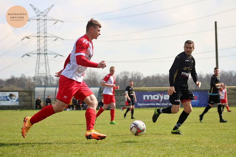 Mecz z LKS Polonia Łaziska.