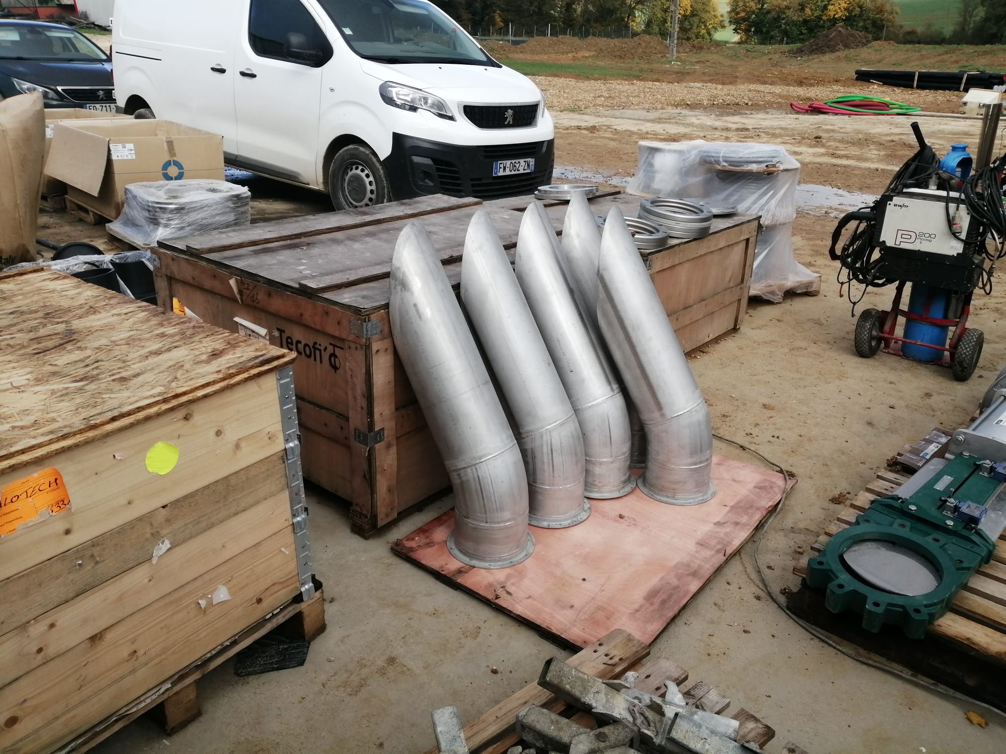 Manchette d'orientation du flux dans le digesteur