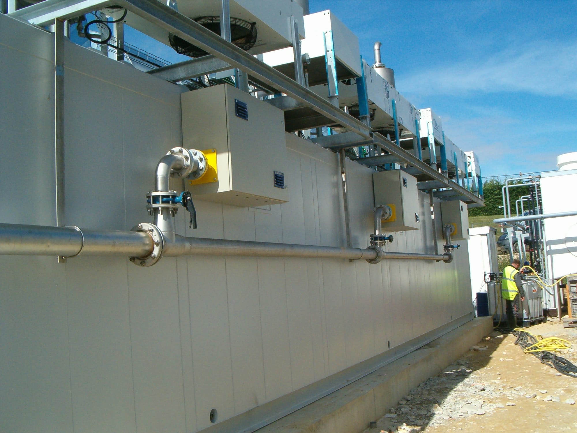 Raccord biogaz sur moteur TEDOM