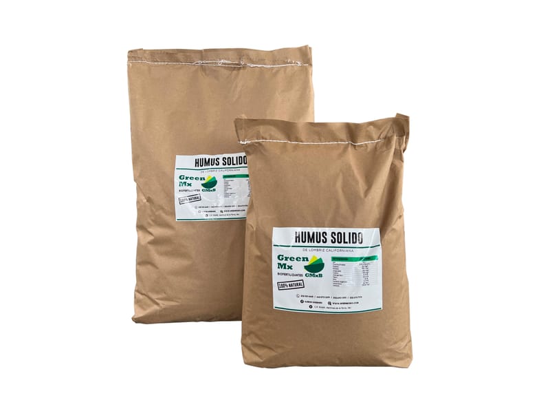 Humus sólido de lombriz californiana - GreenMX Biofertilizantes
