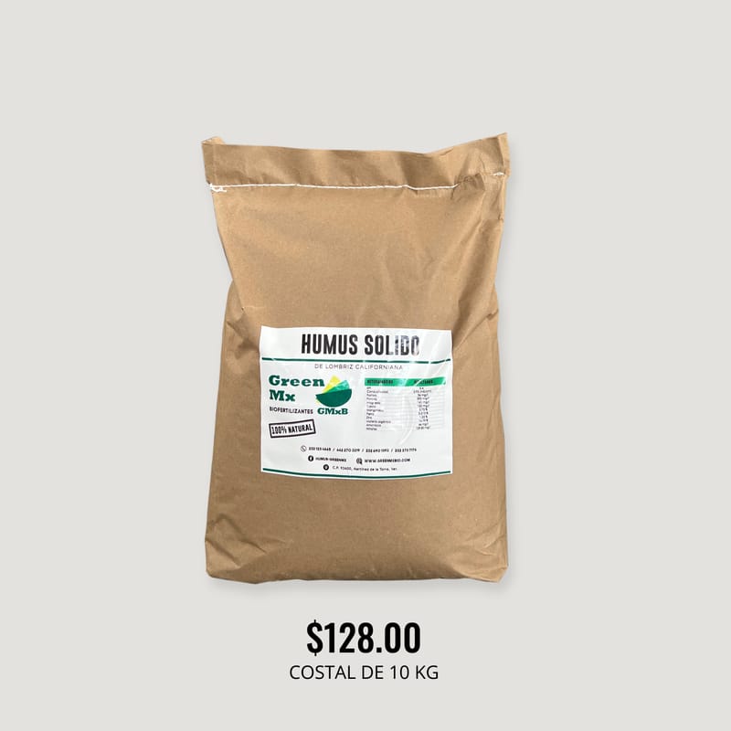 Humus sólido de lombriz californiana