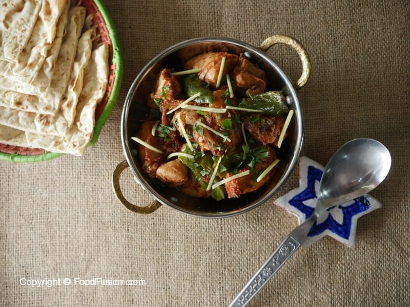 CHICKEN SHANWARI KARAHI