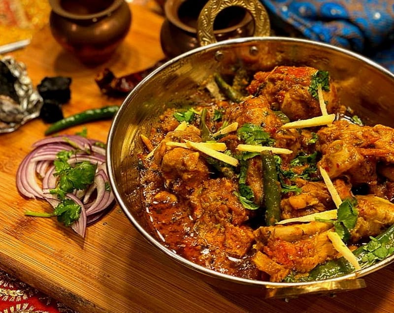CHICKEN KOYLA KARAHI
