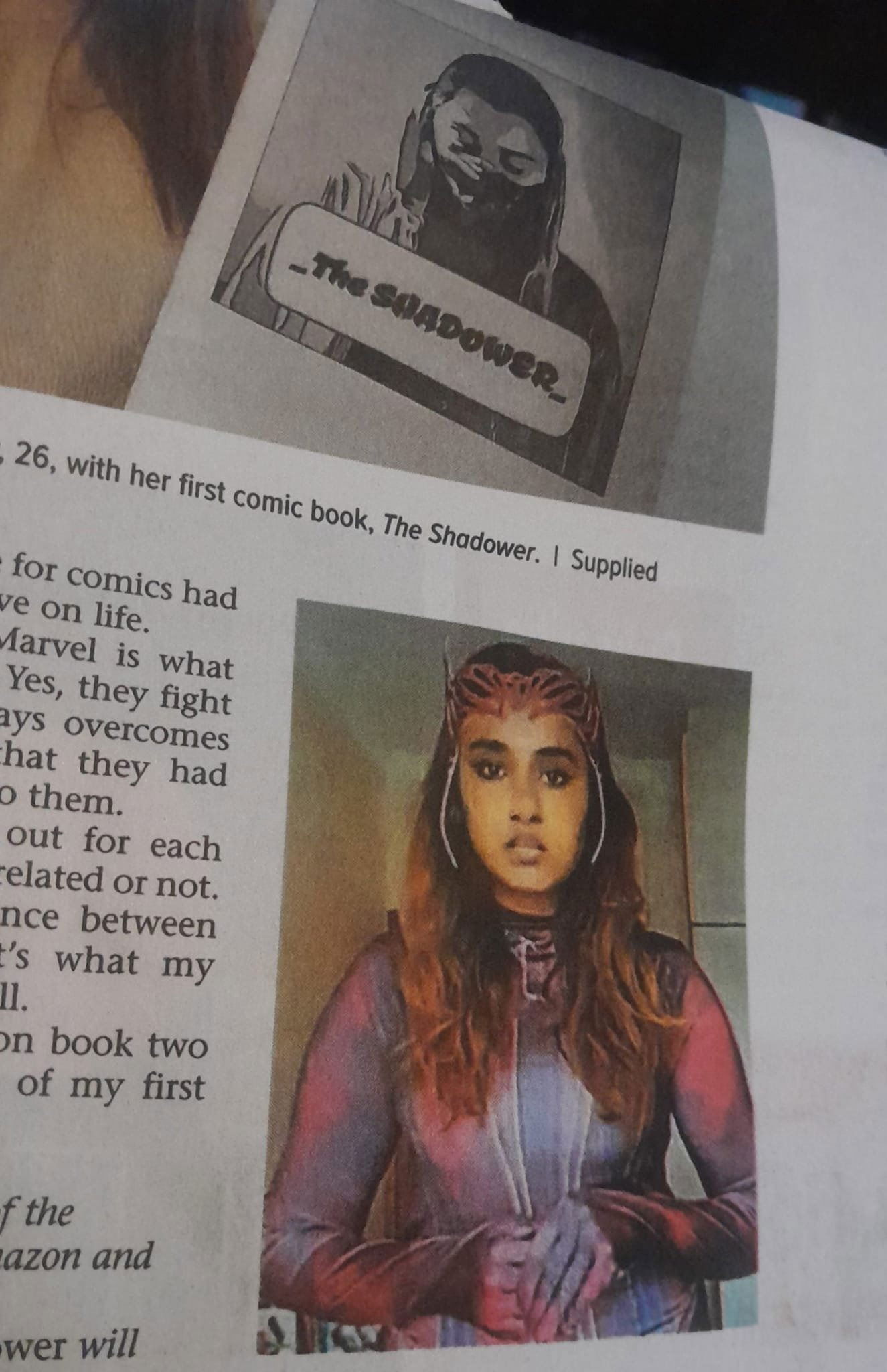 SUNDAY TRIBUNE - Comic books inspire Lauren