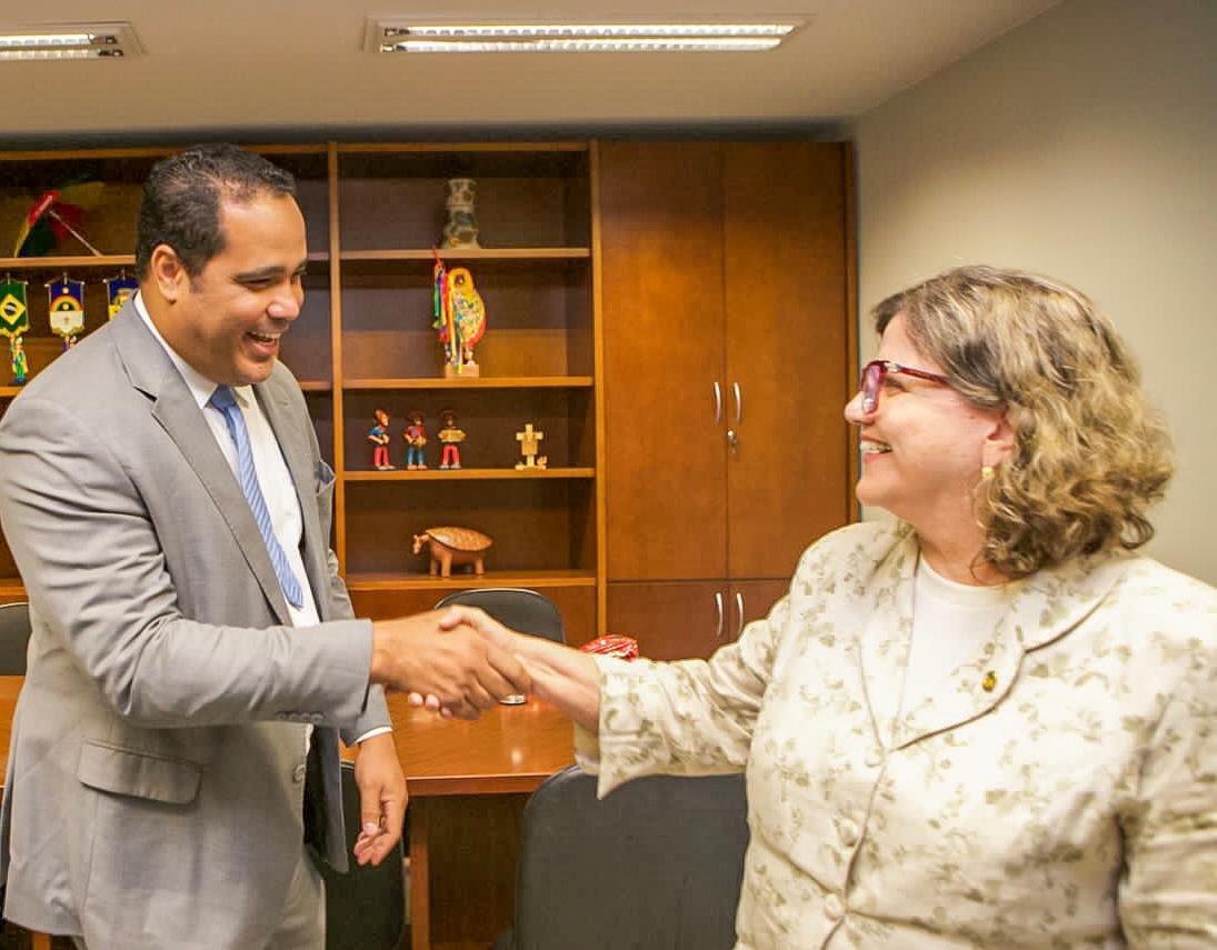 Em Brasília, Jeferson Timóteo, reúne-se com ministro, senadora e deputados federais