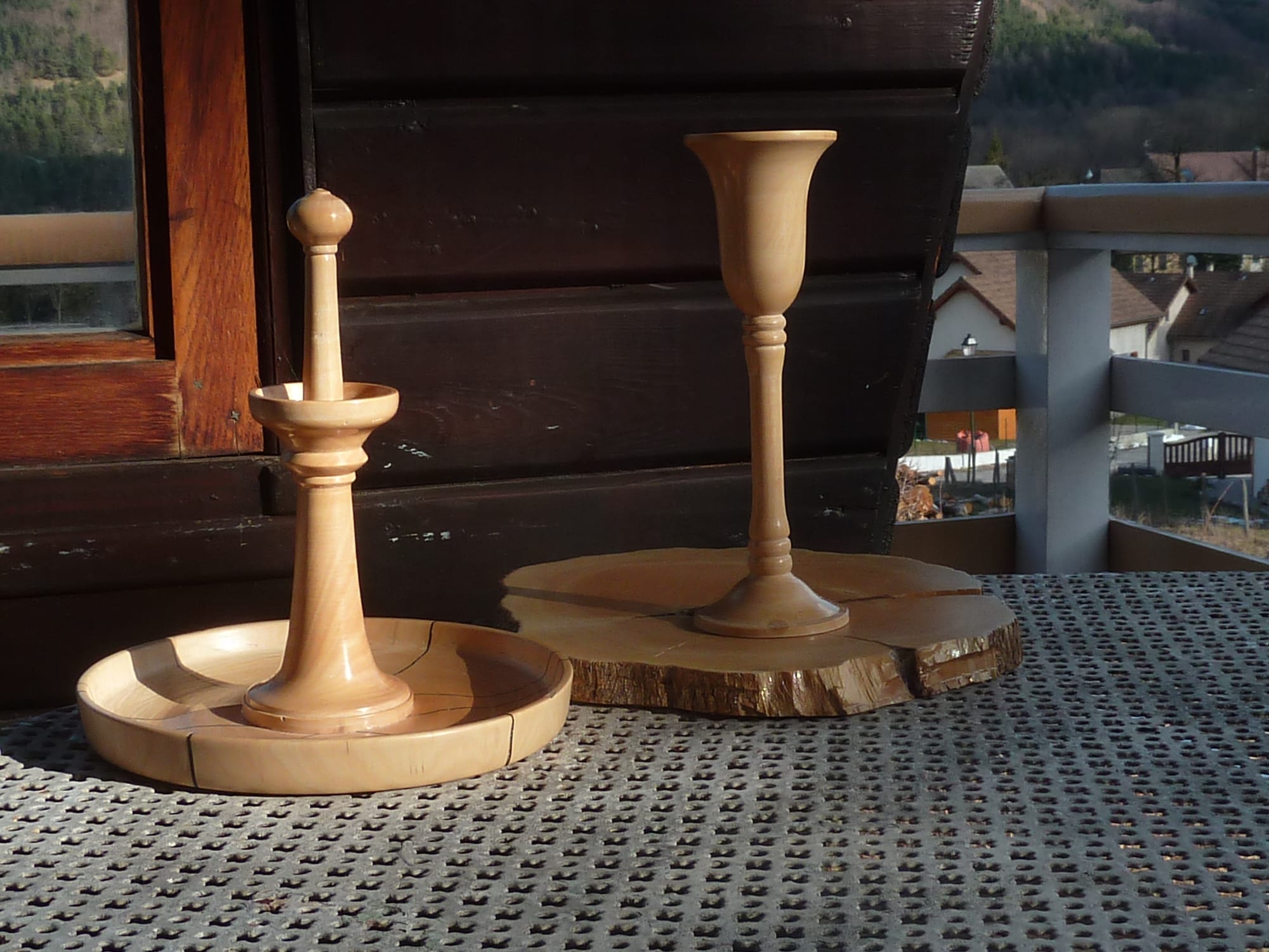 Porte fruit et coupe élancée