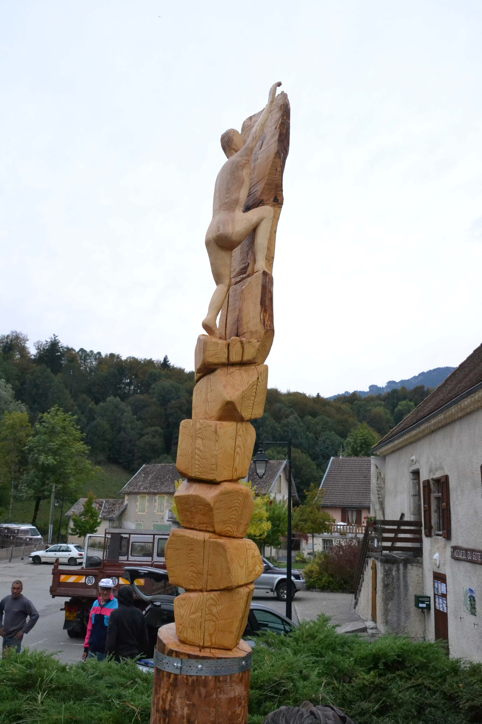 Le grimpeur terminé