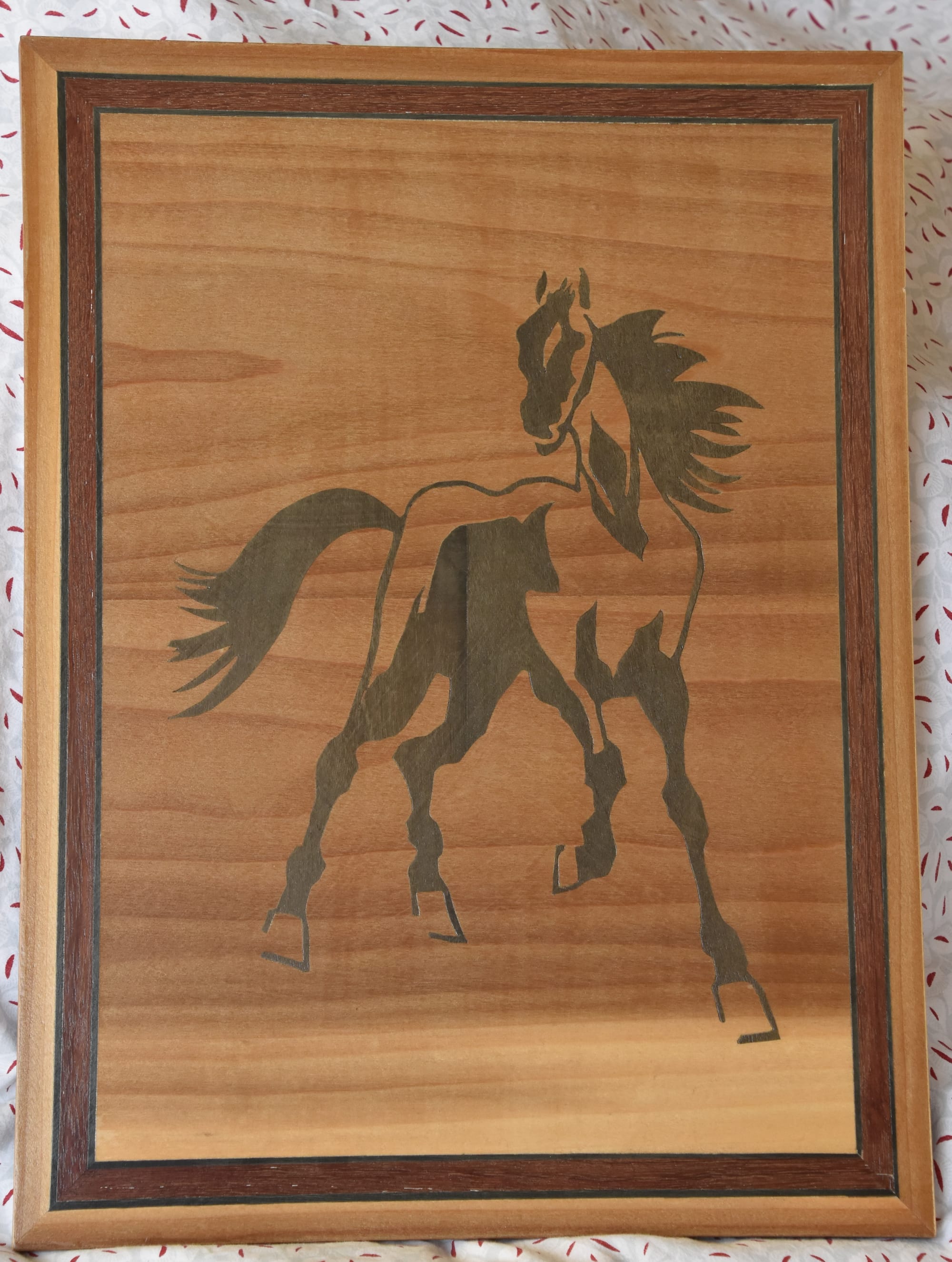 Le cheval terminé