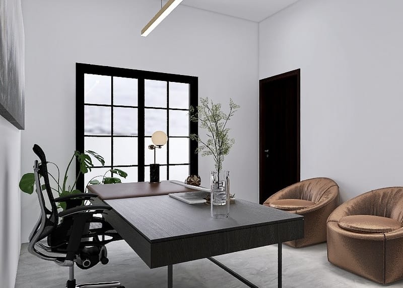 Adaptação de apartamento em escritório