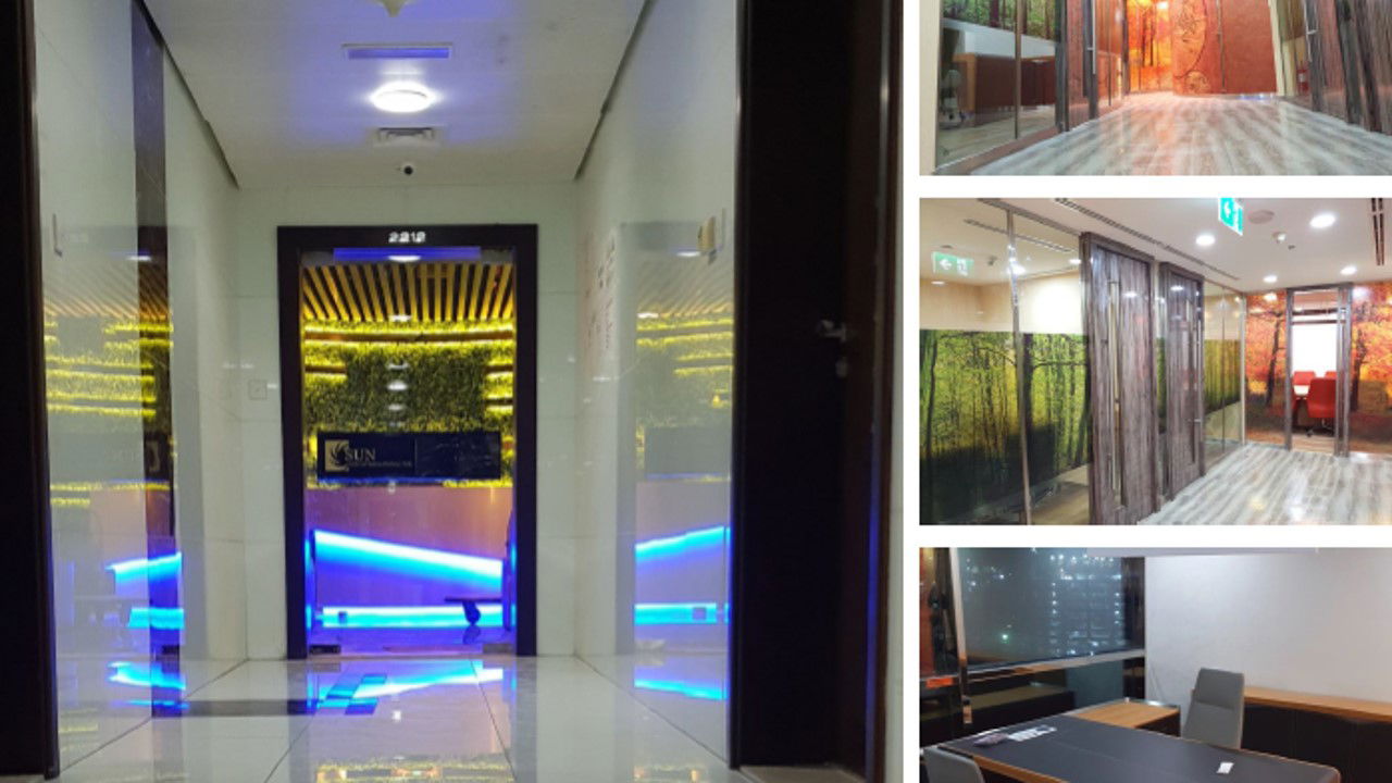 OFFICE INTERIOR WORKS FOR M/S. SUN INTERNATIONAL