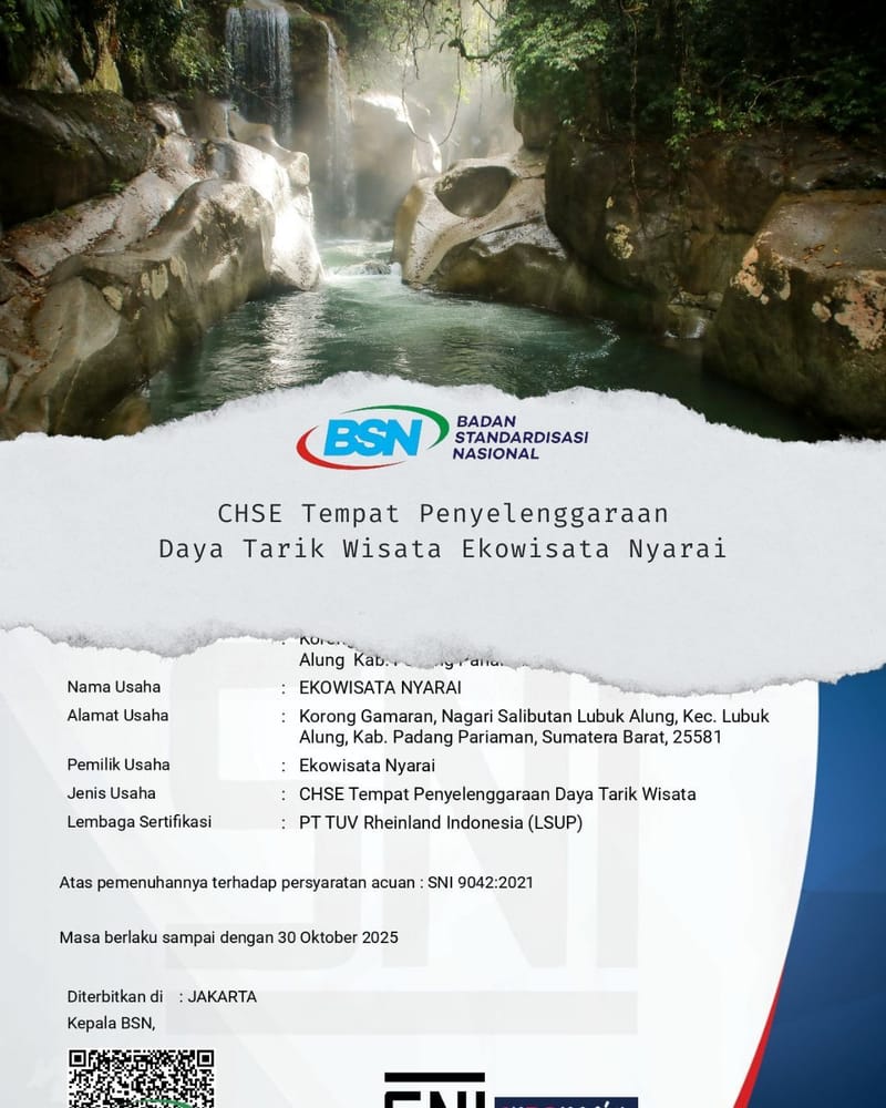 Sertifkasi CHSE dari BSN tahun 2022