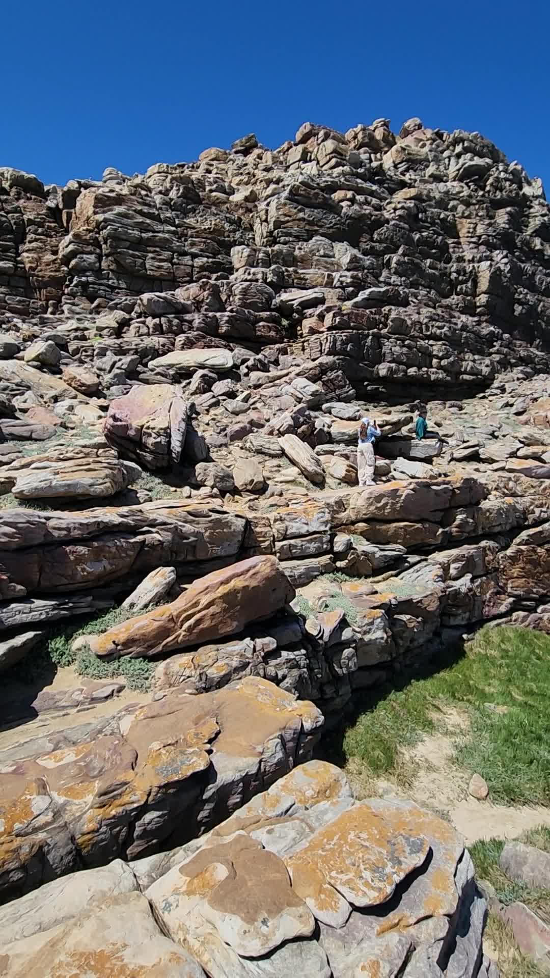 The rough stormy sea at cape of good hope.