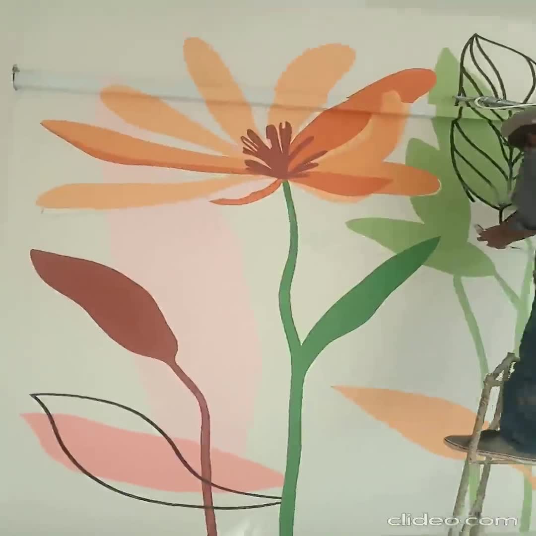 Floral Mural