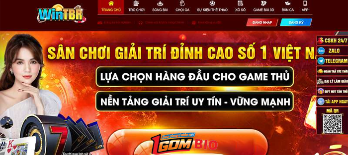 Nhà cái WIN TBR - Game hay, da đạng thể loại tại 1gombio.