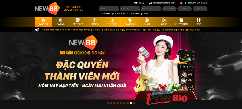 Nhà cái New88 - Bảo mật thông tin người chơi tuyệt đối tại 1gombio.
