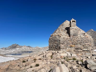 Sapphire Lake - Muir Pass - Big Pete Meadow - Bishop Pass Trail / 30.08.