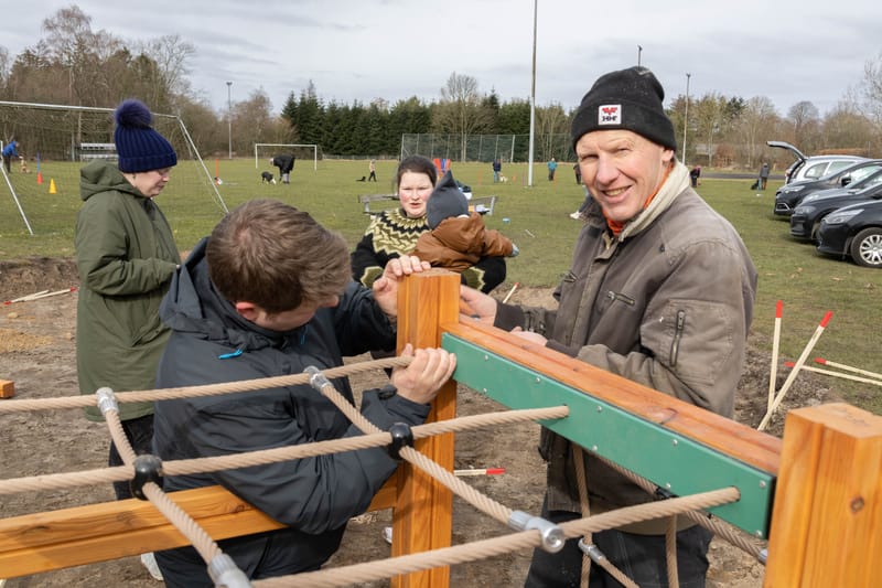 Legeplads i Farre - marts 2023