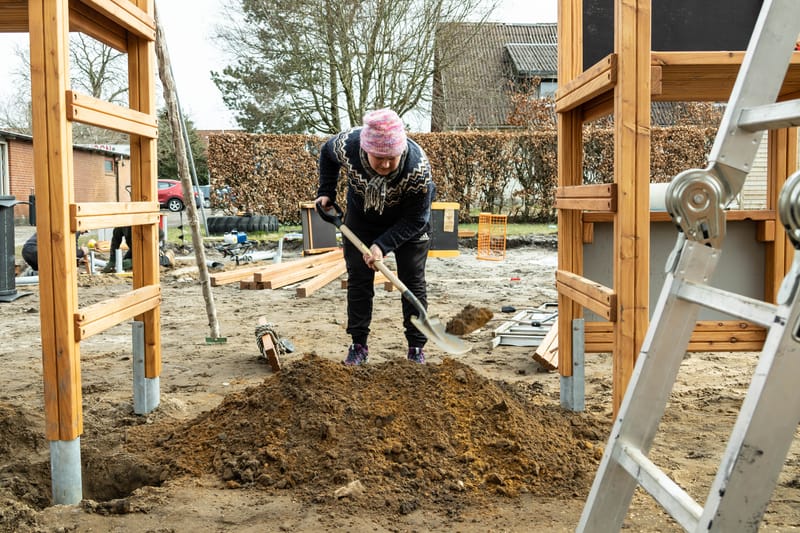 Legeplads i Farre - marts 2023