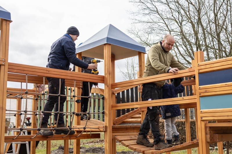 Legeplads i Farre - marts 2023