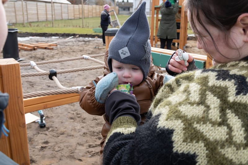 Legeplads i Farre - marts 2023