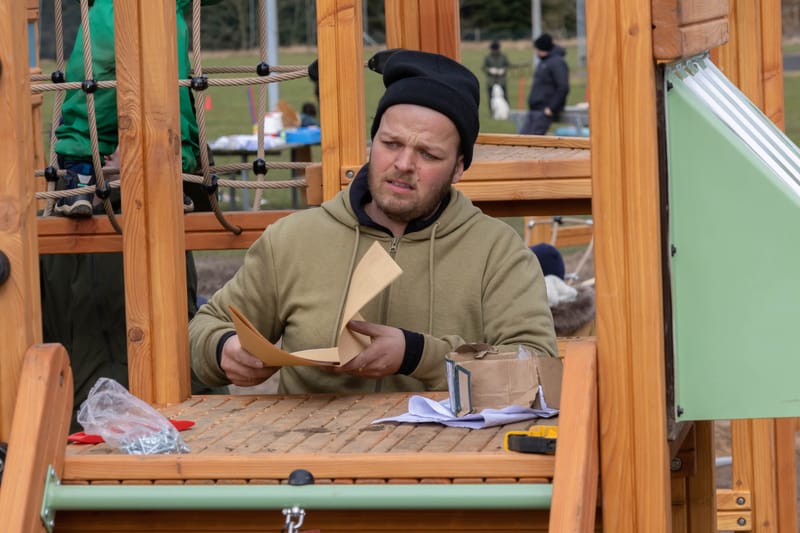 Legeplads i Farre - marts 2023