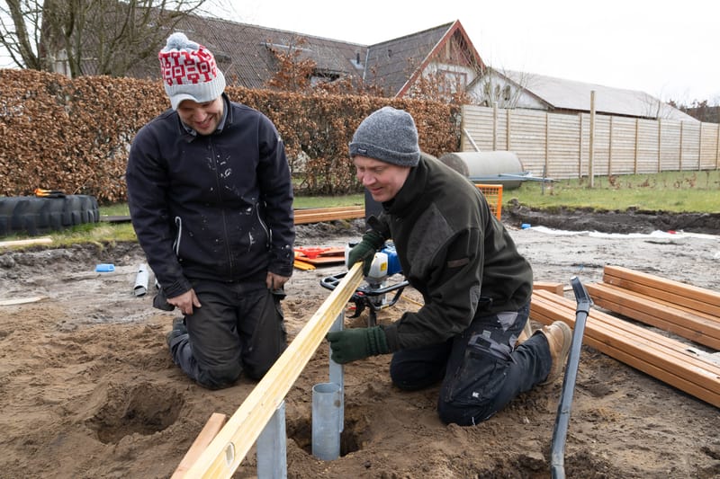 Legeplads i Farre - marts 2023