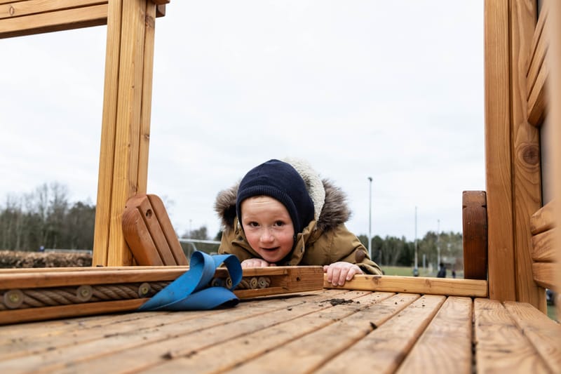 Legeplads i Farre - marts 2023