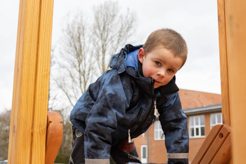 Legeplads i Farre - marts 2023