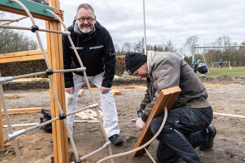 Legeplads i Farre - marts 2023