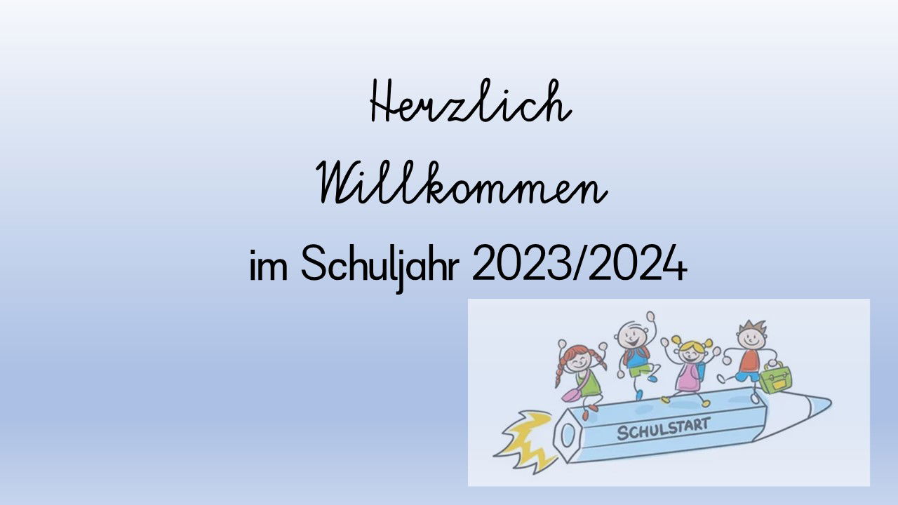 Schulstart 2023/2024