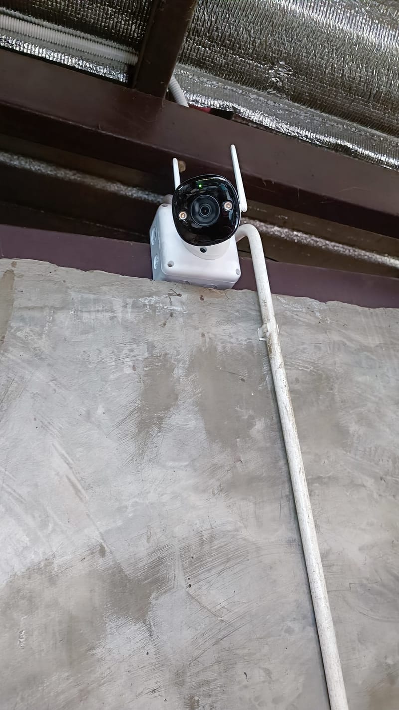 งานติดตั้งกล้องวงจรปิด