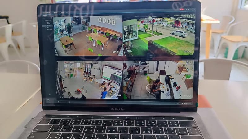 งานติดตั้งกล้องวงจรปิด