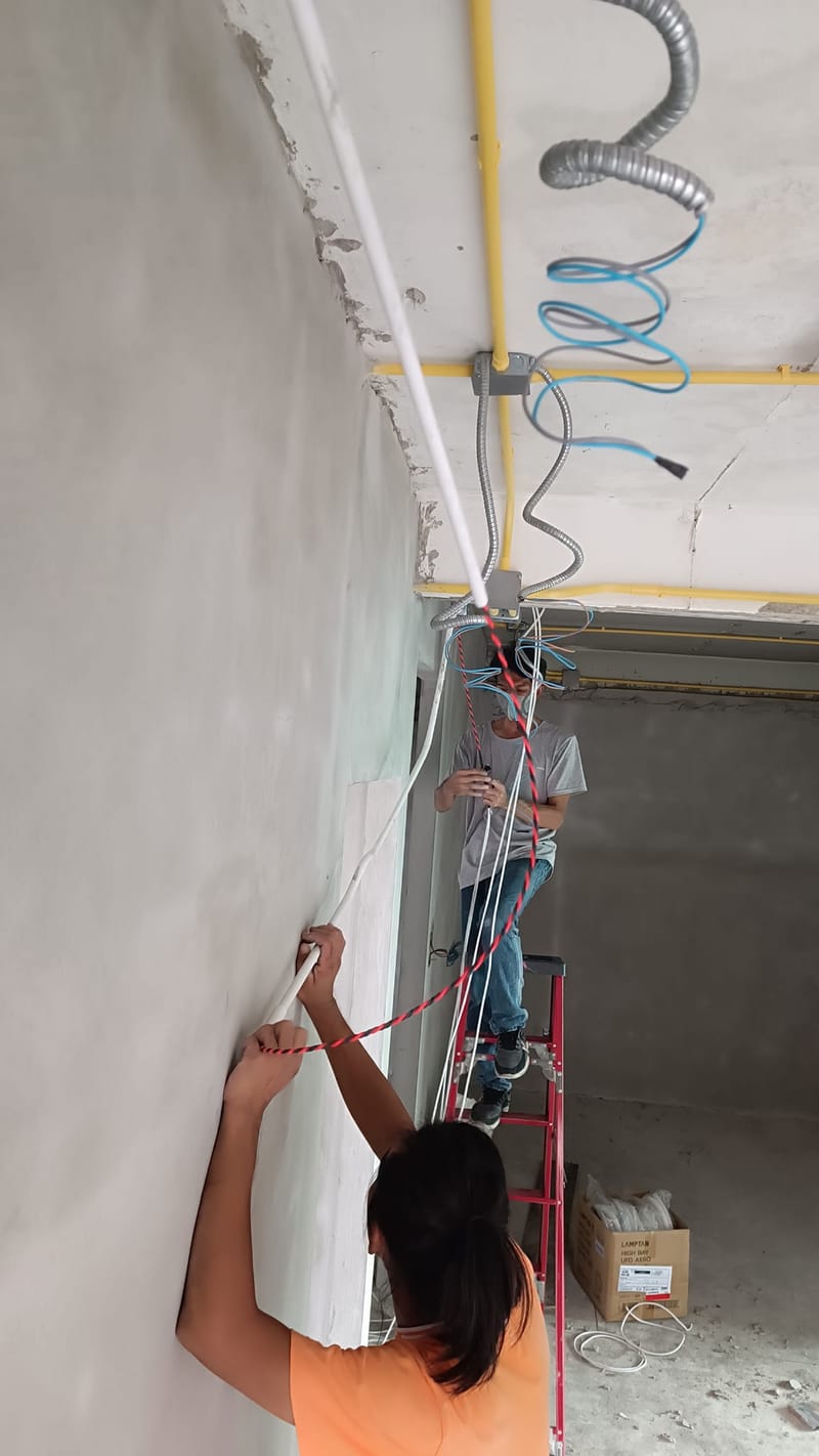 งานเดินสาย Lan สาย Cat6 และ เข้าหัว